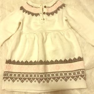 Adorable fair isle sweater dress- Worn once!